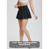 imagebaleaf Womens Tennis Skirts High Waisted Tummy Control Pleated Athletic Golf Skorts Skirts for Running with 2 PocketsBlack2 Side Pockets