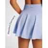 imagebaleaf Womens Tennis Skirts High Waisted Tummy Control Pleated Athletic Golf Skorts Skirts for Running with 2 PocketsBlue