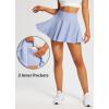 imagebaleaf Womens Tennis Skirts High Waisted Tummy Control Pleated Athletic Golf Skorts Skirts for Running with 2 PocketsBlue