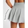 imagebaleaf Womens Tennis Skirts High Waisted Tummy Control Pleated Athletic Golf Skorts Skirts for Running with 2 PocketsLight Gray