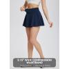 imagebaleaf Womens Tennis Skirts High Waisted Tummy Control Pleated Athletic Golf Skorts Skirts for Running with 2 PocketsNavy2 Side Pockets