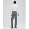 imagebaleaf Mens Fleece Lined Hiking Cargo Pants Softshell Water Resistant Snow Thermal Pants Winter Insulate with Zipper PocketDark Gray