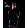 imagebaleaf Mens Mountain Bike Shirts Long Sleeve Loosefit Cycling Jersey Zipper Pocket UPF 50 Workout Hiking Athletic RunningBlack