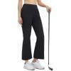 imagebaleaf Womens 26quot29quot Work Pants Stretchy Golf Lightweight Stretch Flare Dress Pant Pockets Bussiness UPF 5026inblack