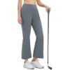 imagebaleaf Womens 26quot29quot Work Pants Stretchy Golf Lightweight Stretch Flare Dress Pant Pockets Bussiness UPF 5026indark Gray