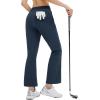 imagebaleaf Womens 26quot29quot Work Pants Stretchy Golf Lightweight Stretch Flare Dress Pant Pockets Bussiness UPF 5026innavy Blue