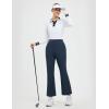imagebaleaf Womens 26quot29quot Work Pants Stretchy Golf Lightweight Stretch Flare Dress Pant Pockets Bussiness UPF 5026innavy Blue