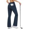 imagebaleaf Womens 26quot29quot Work Pants Stretchy Golf Lightweight Stretch Flare Dress Pant Pockets Bussiness UPF 5029innavy Blue