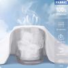 imagebaleaf Womens Lightweight Running Jacket Sun Protection Athletic Full Zip Long Sleeve Shirts UPF 50 Pockets CyclingWhite