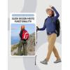 imagebaleaf Womens Lightweight Running Jacket Sun Protection Athletic Full Zip Long Sleeve Shirts UPF 50 Pockets CyclingNavy Blue