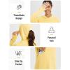 imagebaleaf Womens Sun Shirts UPF 50 Hoodie Long Sleeve Spf UV Shirt Lightweight Quick Dry Hiking Zip PocketYellow