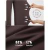 imagebaleaf Womens Yoga Dress Pants Wide Leg with Pockets High Waist Stretch Casual Work Travel SweatpantsDark Brown