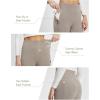 imagebaleaf Womens Yoga Dress Pants Wide Leg with Pockets High Waist Stretch Casual Work Travel SweatpantsKhaki