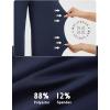 imagebaleaf Womens Yoga Dress Pants Wide Leg with Pockets High Waist Stretch Casual Work Travel SweatpantsNavy Blue