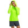 imagebaleaf Womens Sun Shirts UPF 50 Hoodie Long Sleeve Spf UV Shirt Lightweight Quick Dry Hiking Zip PocketFluorescent Green