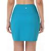 imagebaleaf Womens 2025 17quot Swim Skirt Bottoms High Waisted Modest Bathing Suit Skirt Tummy Control Swim BottomsAqua Blue 17 B