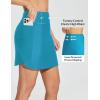 imagebaleaf Womens 2025 17quot Swim Skirt Bottoms High Waisted Modest Bathing Suit Skirt Tummy Control Swim BottomsAqua Blue 17 a