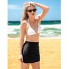 imagebaleaf Womens 2025 17quot Swim Skirt Bottoms High Waisted Modest Bathing Suit Skirt Tummy Control Swim BottomsBlack 14