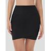 imagebaleaf Womens 2025 17quot Swim Skirt Bottoms High Waisted Modest Bathing Suit Skirt Tummy Control Swim BottomsBlack 17 B