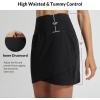 imagebaleaf Womens 2025 17quot Swim Skirt Bottoms High Waisted Modest Bathing Suit Skirt Tummy Control Swim BottomsBlack 17 B