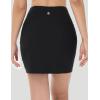 imagebaleaf Womens 2025 17quot Swim Skirt Bottoms High Waisted Modest Bathing Suit Skirt Tummy Control Swim BottomsBlack 17 B