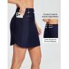imagebaleaf Womens 2025 17quot Swim Skirt Bottoms High Waisted Modest Bathing Suit Skirt Tummy Control Swim BottomsDark Blue 17 a