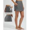 imagebaleaf Womens 2025 17quot Swim Skirt Bottoms High Waisted Modest Bathing Suit Skirt Tummy Control Swim BottomsDark Gray 14