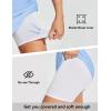 imagebaleaf Womens 2025 17quot Swim Skirt Bottoms High Waisted Modest Bathing Suit Skirt Tummy Control Swim BottomsLight Blue 17 a