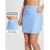 imagebaleaf Womens 2025 17quot Swim Skirt Bottoms High Waisted Modest Bathing Suit Skirt Tummy Control Swim BottomsLight Blue 17 a