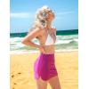imagebaleaf Womens 2025 17quot Swim Skirt Bottoms High Waisted Modest Bathing Suit Skirt Tummy Control Swim BottomsRose Red 14