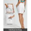 imagebaleaf Womens 2025 17quot Swim Skirt Bottoms High Waisted Modest Bathing Suit Skirt Tummy Control Swim BottomsStar White 17 B