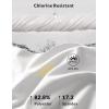 imagebaleaf Womens 2025 17quot Swim Skirt Bottoms High Waisted Modest Bathing Suit Skirt Tummy Control Swim BottomsWhite