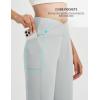 imagebaleaf Womens Bermuda Long Shorts 14quot Knee Length Capris High Waisted Athletic Shorts with Pockets Summer Stretch LooseLight Grey