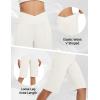 imagebaleaf Womens Bermuda Long Shorts 14quot Knee Length Capris High Waisted Athletic Shorts with Pockets Summer Stretch LooseWhite