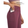 imagebaleaf Womens Bermuda Long Shorts 14quot Knee Length Capris High Waisted Athletic Shorts with Pockets Summer Stretch LooseWine Red