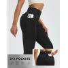 imagebaleaf Womens Flare Leggings with 4 Pockets Scrunch Workout Cargo Leggings High Waist Casual Gym Yoga PantsBlack