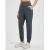 imagebaleaf Womens Fleece Lined Joggers Water Resistant Hiking Pants High Waisted Winter Thermal Sweatpants Zipper PocketsDark Gray