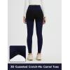 imagebaleaf Womens Fleece Lined Leggings Durable Hiking Water Resistant Lightweight Pants Ski Thermal Warm Winter PocketsBlueblack