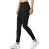 imagebaleaf Womens Fleece Lined Leggings Water Resistant Thermal Winter Warm Tights High Waisted with Pockets Running GearAblack27