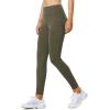 imagebaleaf Womens Fleece Lined Leggings Water Resistant Thermal Winter Warm Tights High Waisted with Pockets Running GearAgreen27
