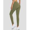 imagebaleaf Womens Fleece Lined Leggings Water Resistant Thermal Winter Warm Tights High Waisted with Pockets Running GearAolive Green27