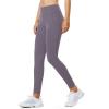 imagebaleaf Womens Fleece Lined Leggings Water Resistant Thermal Winter Warm Tights High Waisted with Pockets Running GearApurple Ii27