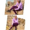 imagebaleaf Womens Fleece Lined Leggings Water Resistant Thermal Winter Warm Tights High Waisted with Pockets Running GearApurple27