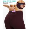 imagebaleaf Womens Fleece Lined Leggings Water Resistant Thermal Winter Warm Tights High Waisted with Pockets Running GearAred Wine27