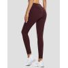 imagebaleaf Womens Fleece Lined Leggings Water Resistant Thermal Winter Warm Tights High Waisted with Pockets Running GearAred Wine27