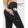 imagebaleaf Womens Fleece Lined Leggings Water Resistant Winter Clothes Running Tights Cold Weather Hiking Pants Zip PocketsCblack