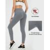 imagebaleaf Womens Fleece Lined Leggings Water Resistant Winter Clothes Running Tights Cold Weather Hiking Pants Zip PocketsCdark Gray