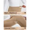 imagebaleaf Womens Fleece Lined Pants Hiking Cargo Pants Pockets Water Resistant Thermal Warm Insulated TightsBrown