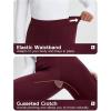 imagebaleaf Womens Fleece Lined Pants Hiking Cargo Pants Pockets Water Resistant Thermal Warm Insulated TightsWine Red