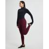 imagebaleaf Womens Fleece Lined Pants Hiking Cargo Pants Pockets Water Resistant Thermal Warm Insulated TightsWine Red